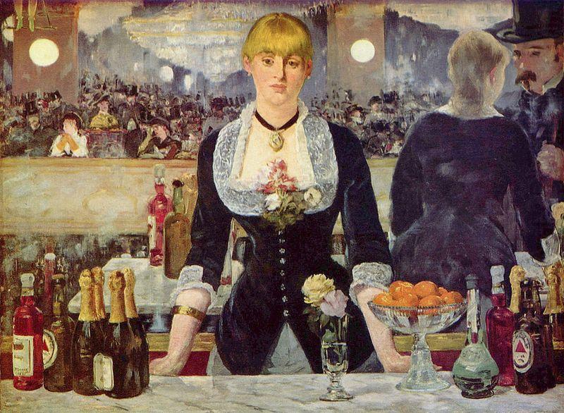Edouard Manet Bar in den Folies Bergere china oil painting image
